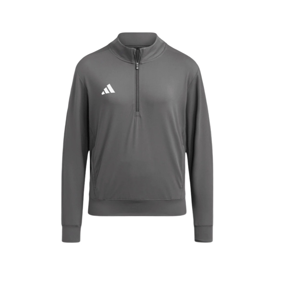 Adidas Women's  Grey Ultimate365  Performance Quarter Zip Top NWT Size S